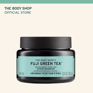 Tẩy tế bào chết cho da đầu The Body Shop Fuji Green Tea Refreshingly Purifying hair scrub 240ml