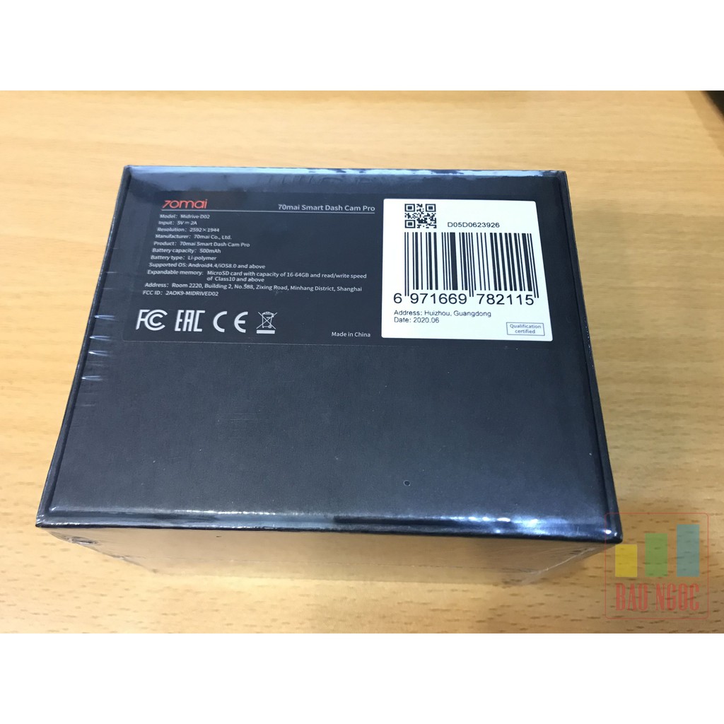 Camera hành trình ô tô 70Mai Pro Full HD - Kèm thẻ nhớ Class 10 - Bản Tiếng Anh | BigBuy360 - bigbuy360.vn