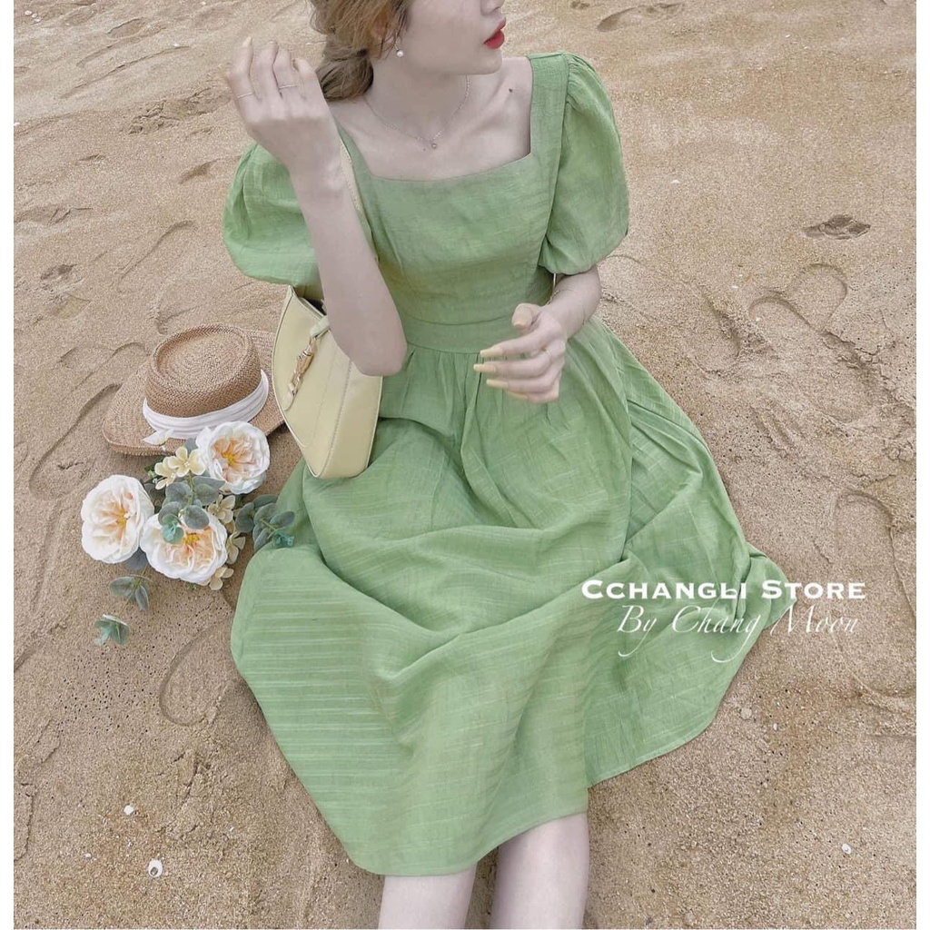 [NEW/ẢNH THẬT] ĐẦM VÁY ĐŨI BỒNG BỀNH ĐI BIỂN NHIỀU MÀU CỔ VUÔNG SIÊU XINH