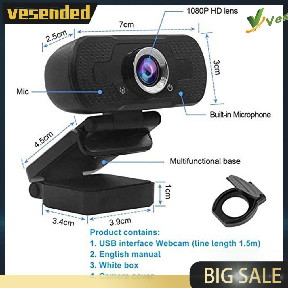 Webcam Full Hd 1080p Tích Hợp Micro Cho Máy Tính | BigBuy360 - bigbuy360.vn