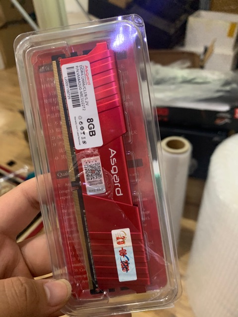 Ram 8GB ASGARD DDR4 Buss 2666 Kẹp tản nhiệt New bảo hành 36 Tháng