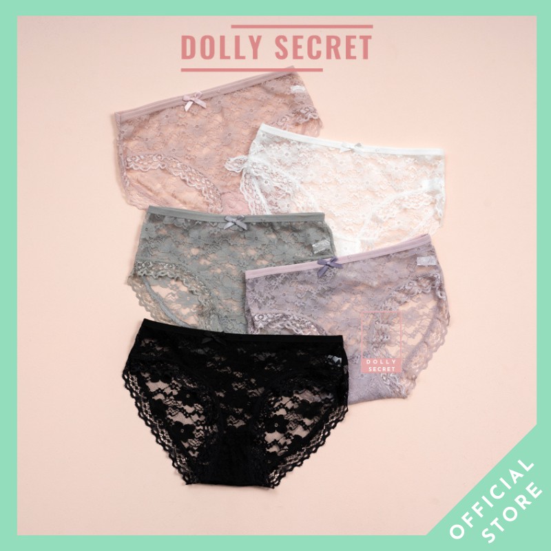 Quần Lót Ren Gợi Cảm Sexy Siêu Mỏng Xuyên Thấu Nhiều Màu Dolly Secret Ql015