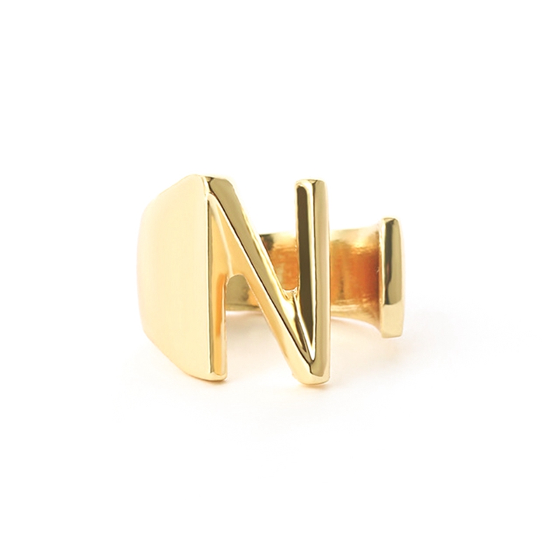 Nhẫn Hở Hợp Kim Hình Chữ Cái Từ A-Z