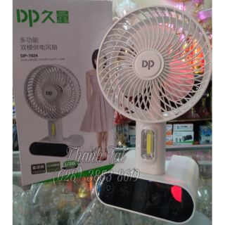 Quạt sạc cao cấp dp 7624