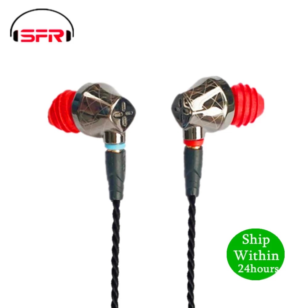 Tai Nghe Nhét Tai Thể Thao Âm Thanh HIFI DJ Có Mic Tháo Rời Được DT6 1BA + 1DD X6 PT25 DT8