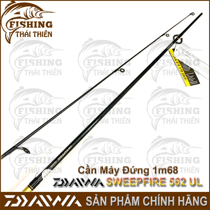 Cần Câu Cá Daiwa Sweepfire 562Ul Cần Lure UL Máy Đứng 1m68 Hàng Chính Hãng Made In Việt Nam