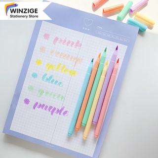 Bút Dạ Đánh Dấu bút viết calligraphy Winzige 6 Màu Sắc Đẹp Tuỳ Chọn Xinh Xắn