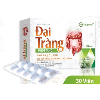 ĐẠI TRÀNG MEDSTAND – Hỗ trợ tăng cường tiêu hoá, giảm các triệu chứng rối loạn tiêu hoá do viêmđại tràng (30 viên)