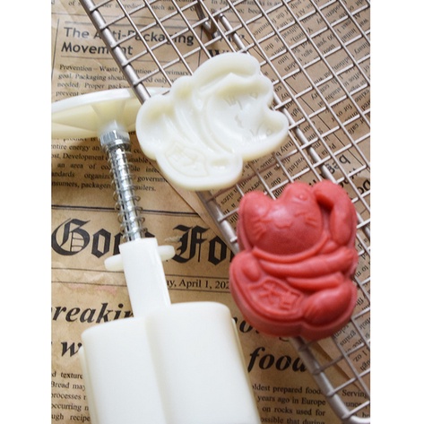 (50 gr) Khuôn Trung Thu CÁ chép, thỏ , mèo may mắn Mã SP: C39-c40-c41