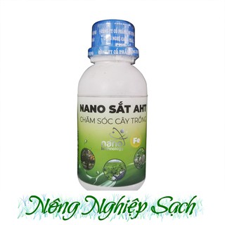 Nano sắt aht - phục hồi màu xanh của lá, tăng màu sắc hoa chai 100ml