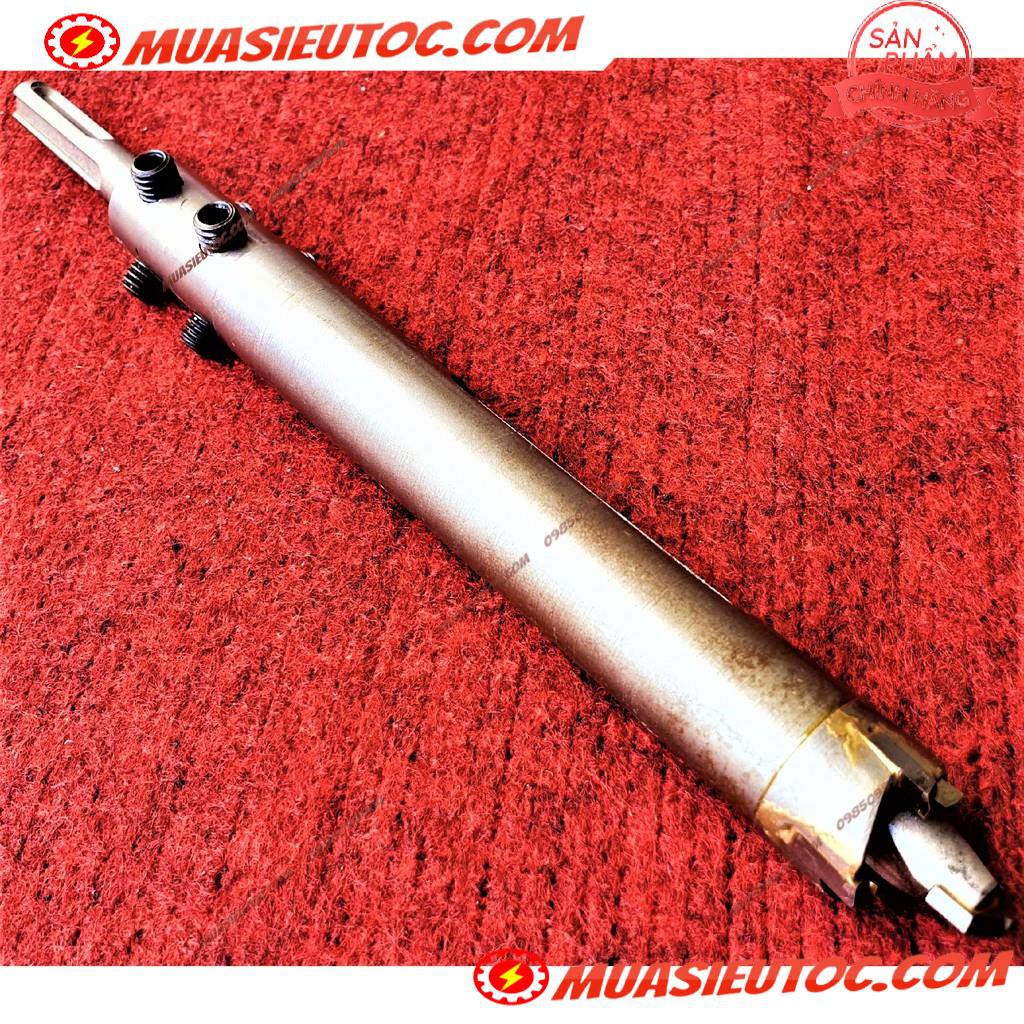 Mũi khoan rút lõi khoét tường gạch sâu Phi 21 x 120 mm không khoan bê tông, không khoan chế búa