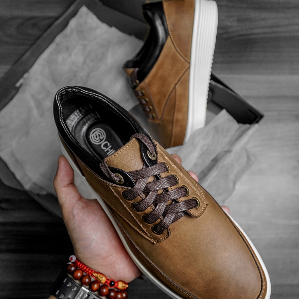 Giày Thể Thao Nam Da Lộn Cao Cấp