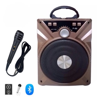[SALE 10%] Loa bluetooth P85, P86, P87, P88, P89 20W tặng micro có dây
