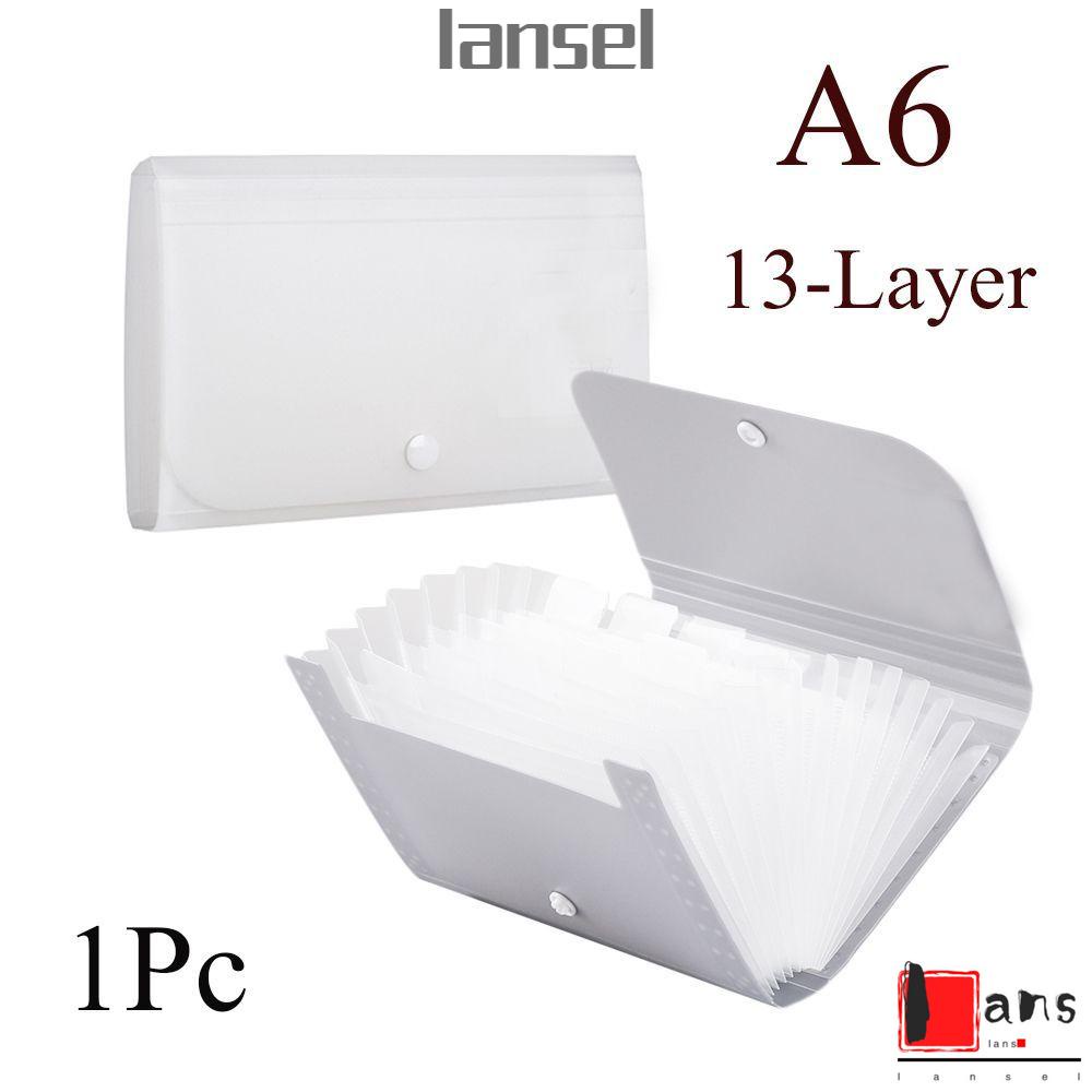 Túi đựng tài liệu 13 ngăn khổ A6 nhiều màu sắc tiện dụng