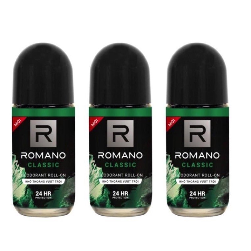 lăn nách romano 25ml 50ml khử mùi