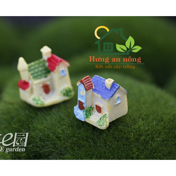 TT39 - LÂU ĐÀI MINI GIAO MẪU NGẪU NHIÊN trang trí tiểu cảnh sen đá xương rồng cây để bàn