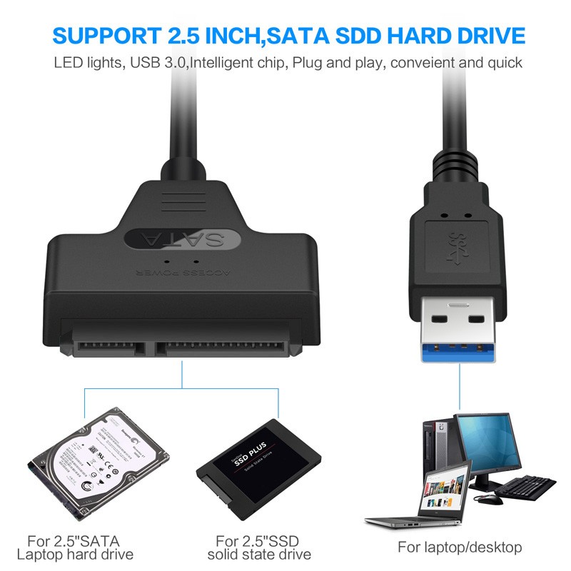 sweeter Dây Cáp Chuyển Đổi Dữ Liệu Sataiii 3.0 Sang Sata 2.5 Inch | BigBuy360 - bigbuy360.vn