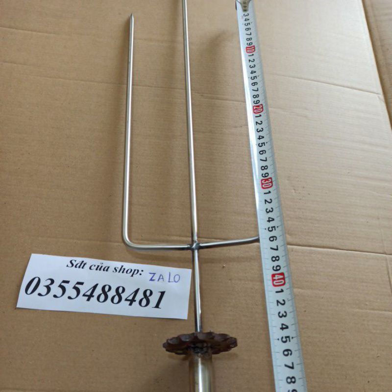 Xiên nướng gà, vịt, ngan 3 trãng  phi 6