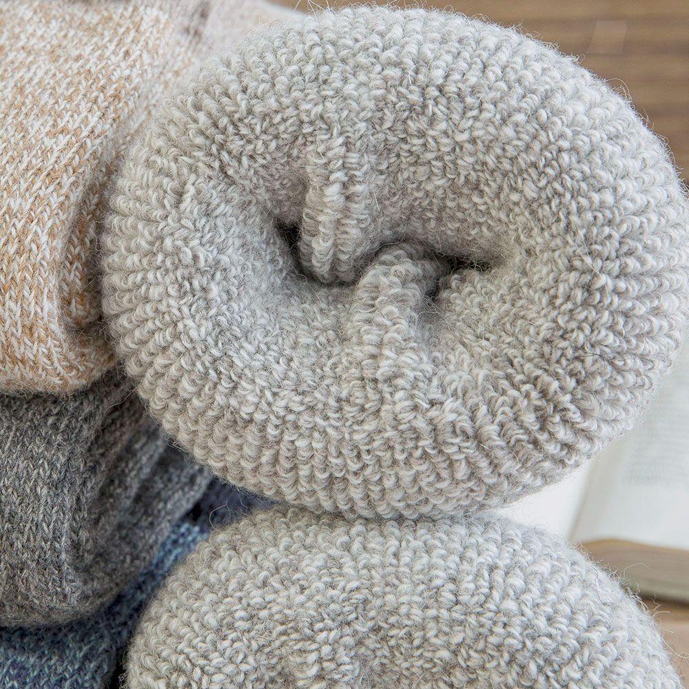 1 Đôi Tất Len Cashmere Dày Phong Cách Retro Cho Nam