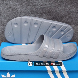 [☘️ADIDAS®☘️]- DÉP ĐÚC DURAMO SLIDES - Xám full