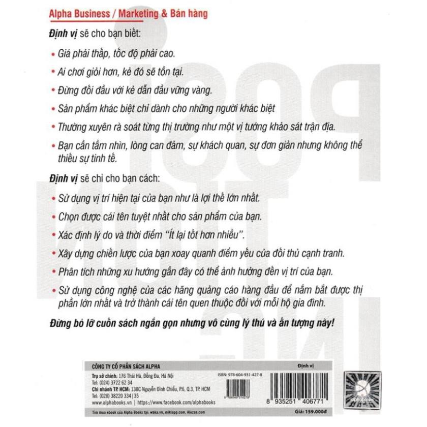 Sách Alphabooks - Định Vị (Tái Bản 2018)