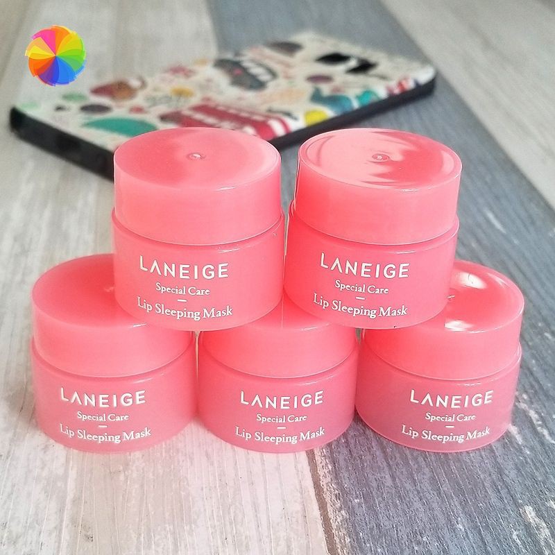 [ 𝐒𝐢ê𝐮 𝐇𝐨𝐭 ]... Mặt nạ môi LANEIGE Lip Sleeping Mask - Mặt nạ ngủ ủ môi LANEIGE mini dưỡng môi 3g