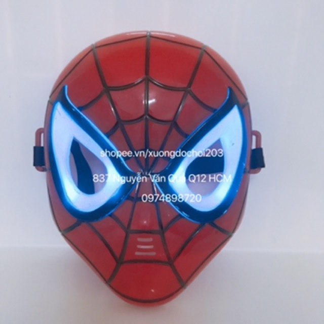 [Có đèn] Mặt nạ đồ chơi người nhện Spiderman cực hot dành cho bé