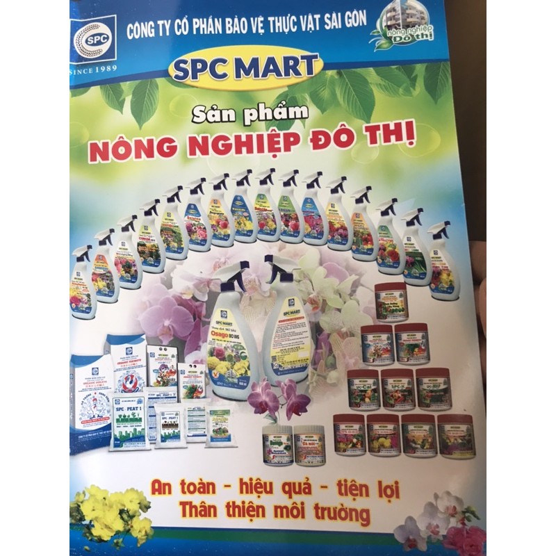 Dung dịch trừ sâu hữu cơ COMDA 250EC chuyên dùng Hoa Hồng Hoa Lan cây Kiểng