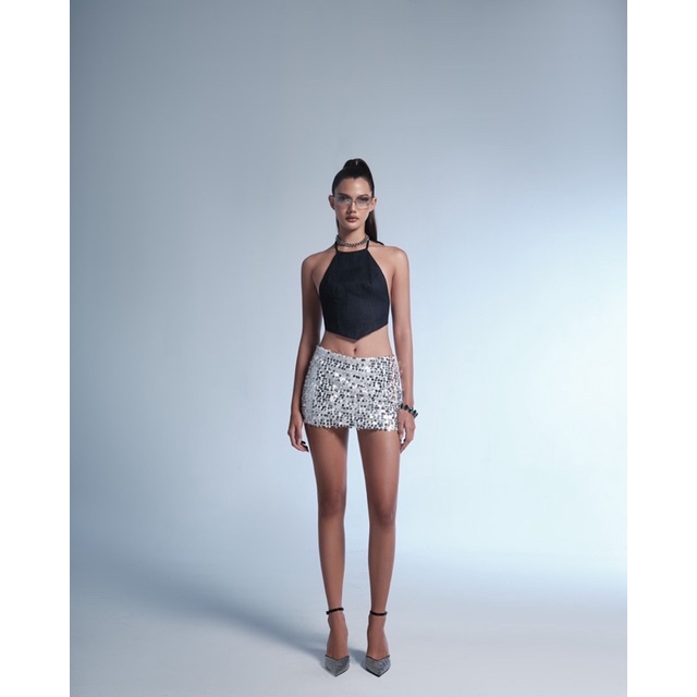 AYSERKRIS | Áo Yếm Denim