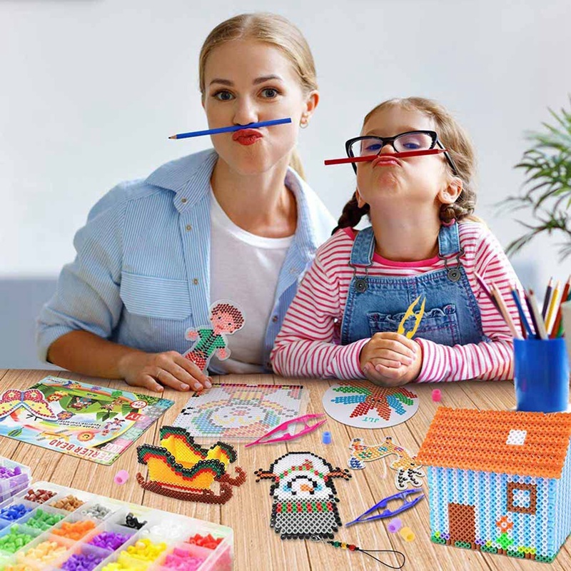 Set 120 Nhíp Nhựa Xỏ Hạt Làm Trang Sức DIY Cho Bé