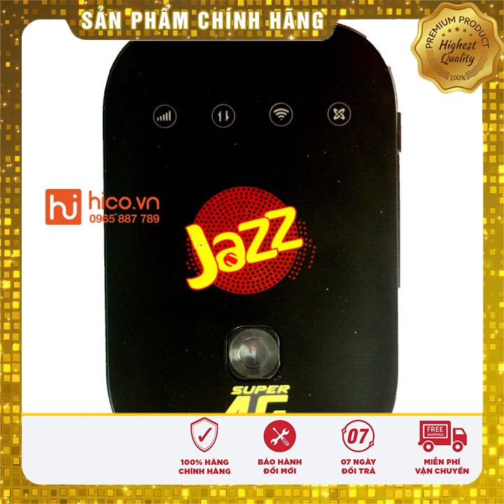 THIẾT BỊ PHÁT WIFI 4G JAZZ ZTE MF673 – KẾT NỐI TỐI ĐA 12 THIẾT BỊ HỖ TRỢ WIFI – PIN KHỦNG 2300 MAH ! SALE