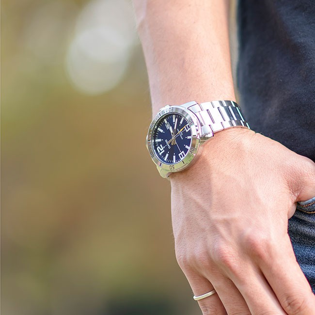 Đồng Hồ Casio Nam Dây Kim Loại MTP-VD01D-1BVUDF Chính Hãng