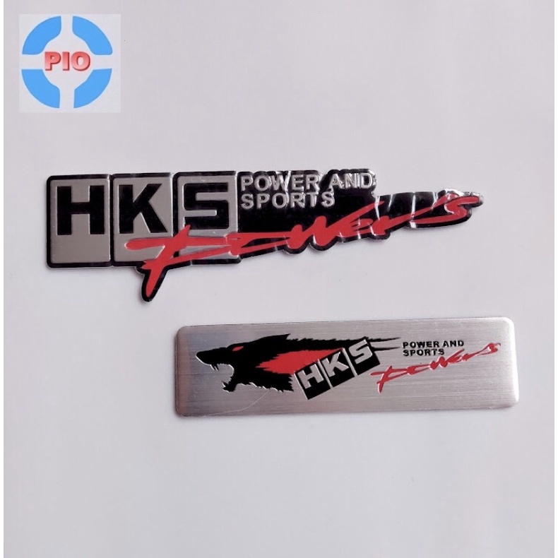 Tem Nhôm Dán Pô Xe, Ống Xả Xe Gắn Máy HKS, TAKEGAWA