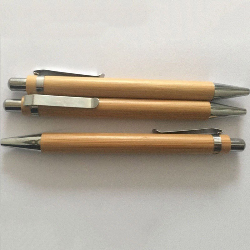 Bút Bi Ngòi 0.5mm Vỏ Gỗ Tre
