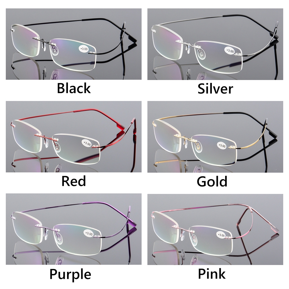 OKDEALS Men and Women Eyewear Flexible Vision Care Ultralight Reading Glasses