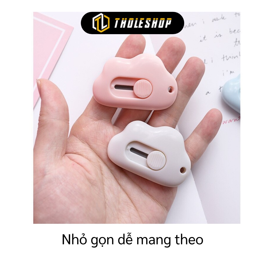 Dao Cắt Giấy - Dao Rọc Giấy Mini Cute Hình Đám Mây Dễ Thương Học Sinh Văn Phòng 9448