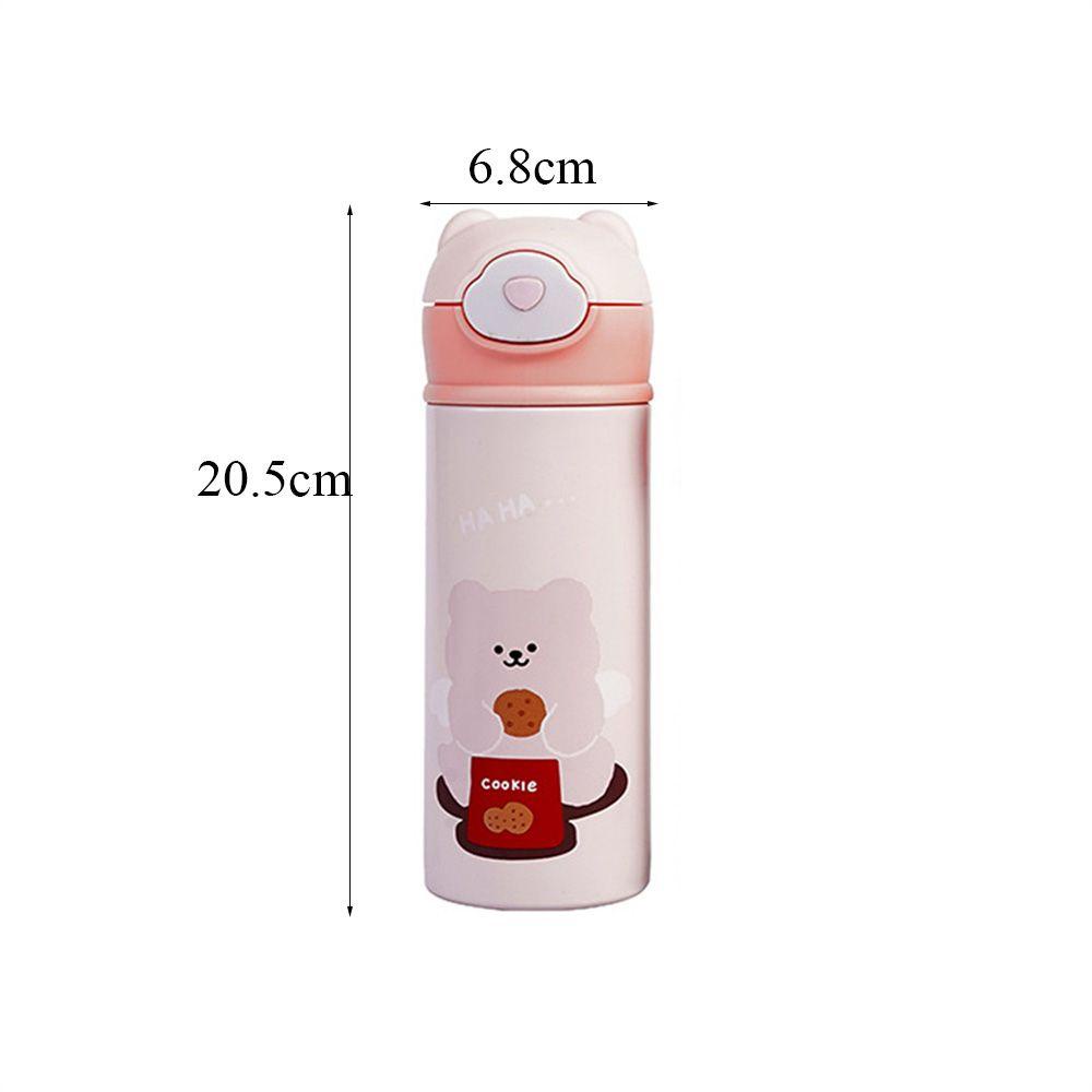 PISTA Bình Nước Giữ Nhiệt Hình Gấu Hoạt Hình 420ml