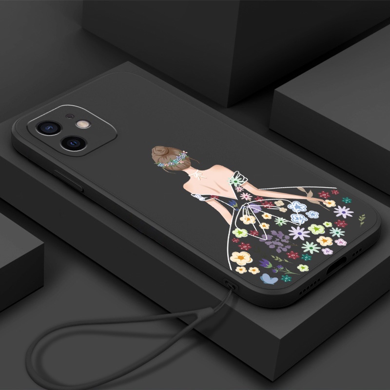 Ốp Điện Thoại TPU Silicone Mềm Họa Tiết Hoa Xinh Xắn Cho iPhone 11 iPhone 11 pro iPhone 11 pro max iPhone 12 iPhone 12 pro iPhone 12 pro max