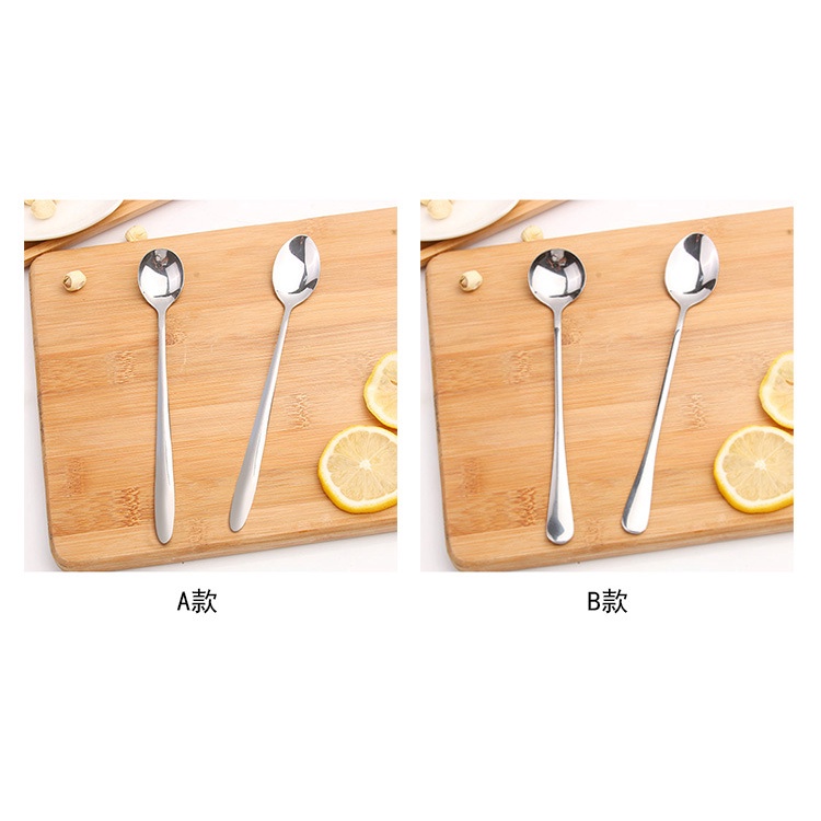 Muỗng Cán Dài 19cm Thiết Kế Sáng Tạo Phong Cách Hàn Quốc