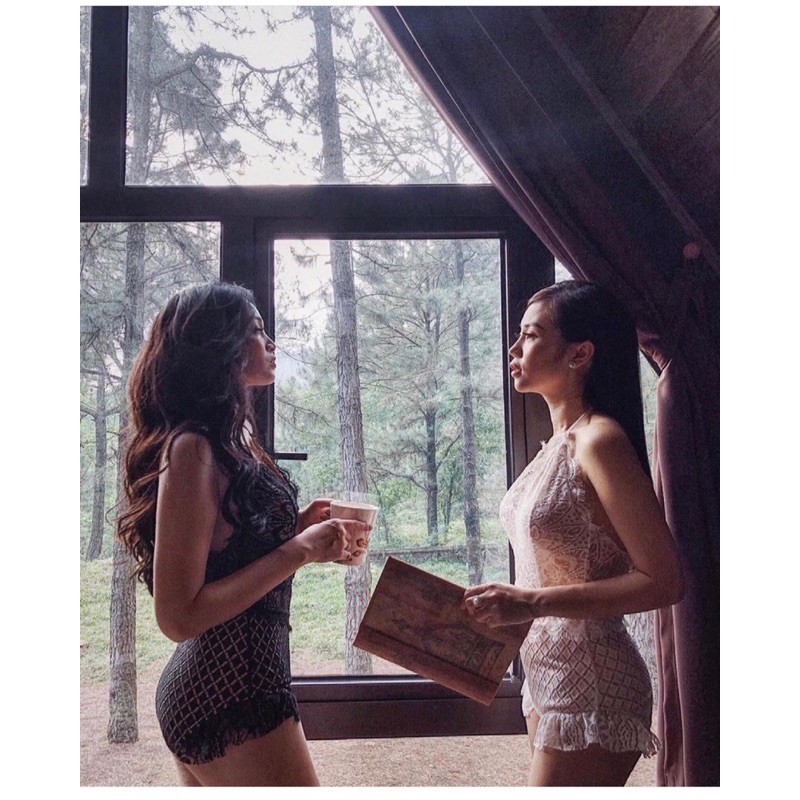 Bikini 1 mảnh phối ren siêu sang chảnh | BigBuy360 - bigbuy360.vn