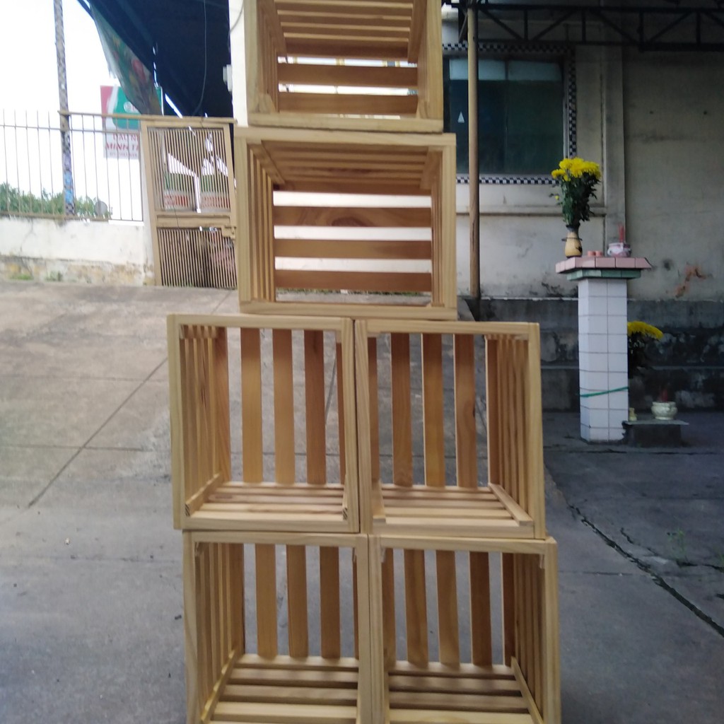 HỘP PALLET GỖ ĐA NĂNG ẢNH THẬT GỖ THÔNG MỚI 100% GIÁ GỐC TẬN XƯỞNG HỖ TRỢ LÀM THEO YÊU CẦU