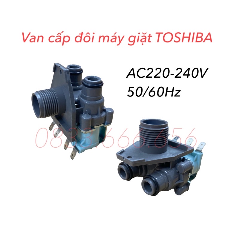 Van cấp nước máy giặt Toshiba - Nguồn cấp nước máy giặt Toshiba - Rơ le cấp nước máy giặt Toshiba