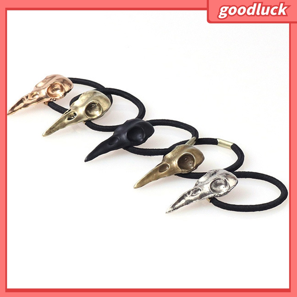 Dây Buộc Tóc Co Giãn Hình Đầu Lâu Halloween Cho Nữ