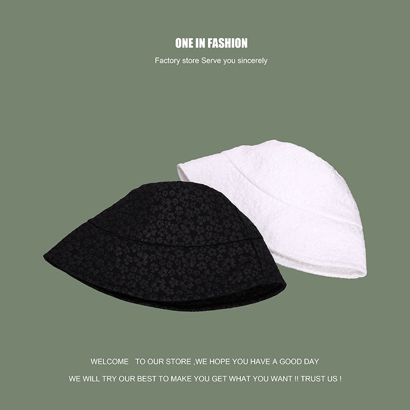 [SẴN]- Mũ nón bucket vải xô họa tiết hoa nhí chống nắng phong cách Ulzzang (M64)