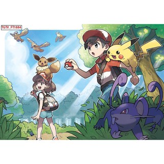 Tranh dán tường 3d Pokemon BINBIN TB73 (Có in theo yêu cầu)