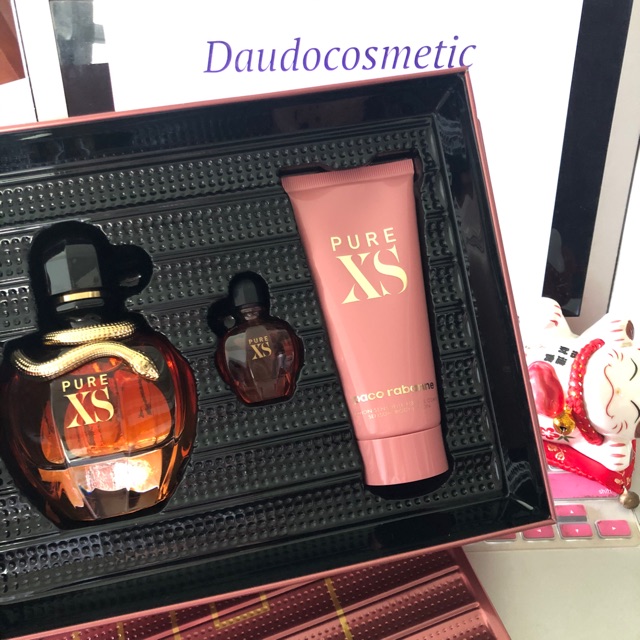 [ set fullsize ] Set Nước hoa Paco Rabanne Pure XS For Her EDP 80ml