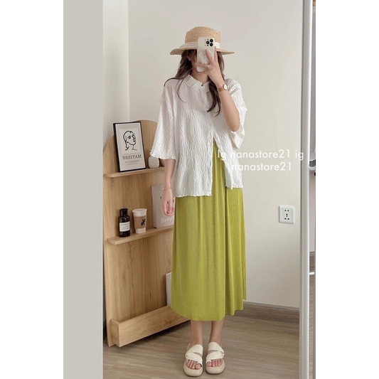 Áo sơ mi cộc tay Nana21 Nanastore21