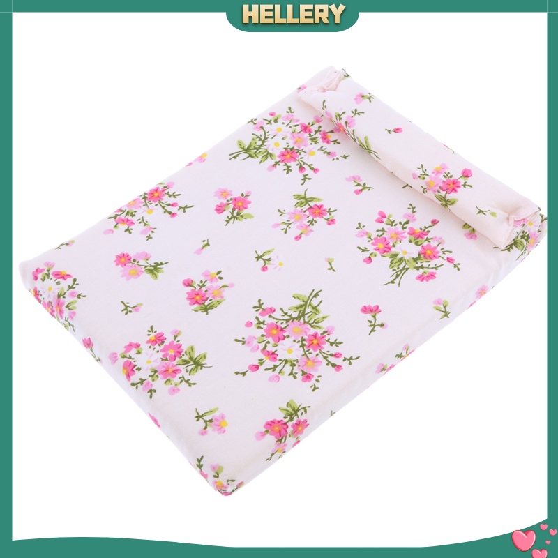 Giường Đôi Bằng Kim Loại Phong Cách Châu Âu Tỉ Lệ 1: 12 Trang Trí Nhà Búp Bê