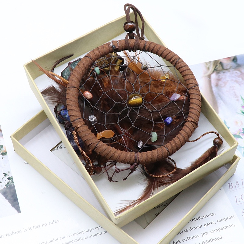 Dreamcatcher 7 chakra đá thanh tẩy