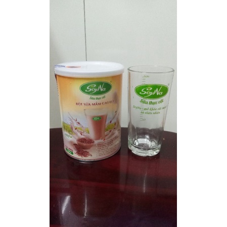 BỘT SỮA MẦM GẠO LỨT GIẢM CÂN SOYNA 400g/hộp (Mua 1 hộp 400g được tặng 1 cốc chia vạch SoyNa)